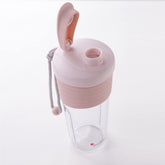& ME andMe Protein Shaker Bottle - 700 ml with silicone sleeve| Shaker for Pre-Post Workout Supplement Protein Shake Gym Sipper (Pink Color)